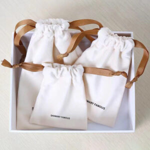 Custom Logo Soft Velvet Bags With Tassel Drawstring Pouch Bag Dust Jewelry Pouches Suede Gift Packaging Bags