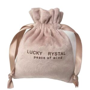 Custom logo Printing  Custom Branded Drawstring Pouch Small Custom Jewelry Gift Velvet Bag Pouch