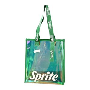 Customized Ladies Designer Large Plastic Bag Pvc Tote for Shopping Custom Shopping Bags