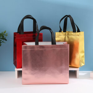 Eco-friendly Grocery Printable Gift Reusable Non-woven Laminate Promotional Custom Non Woven Shopping Tote Bag with logo