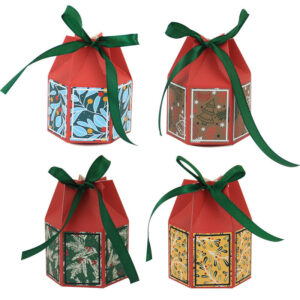 Wholesale Design Luxury Christmas Decoration Candy Chocolate Box Custom Folding Christmas Gift Packaging Paper Boxes