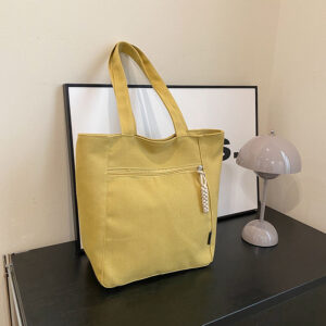 New Large Capacity Versatile Fashion Shoulder Bag Practical Canvas Tote Bag