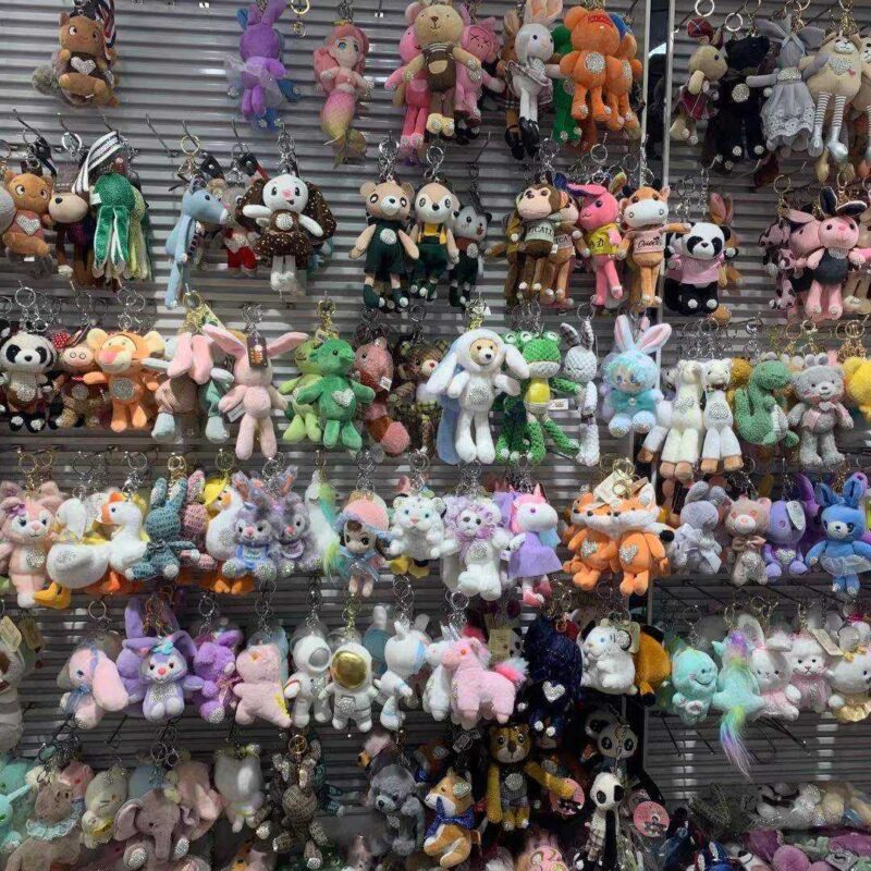 High Quality Cute Cartoon Mini Plush Keychains Plush Toy Crane Machine Stuffed Animal Toy Customized Plush Toys Key Chains - Image 3