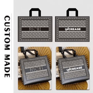 Custom Logo Eco-Friendly Reusable Non-woven Shopping Bag for Men's and Woman Packaging of Garments and Shoes