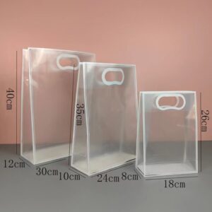 PP Transparent High-grade Clothing Plastic Hand Bag Shopping Mall Gift Bags Plastic Shopping Bags