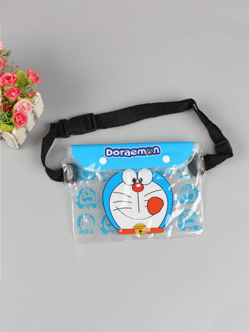 Cute Design Transparent Belt Fanny Pack Cartoon Phone Waterproof PVC Bag - Image 3